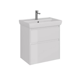 Тумба под раковину Lemark Combi LM03C70T 70 см белый глянец